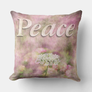 Peace-Queen Anne's Lace Kissen