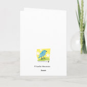 Peace Quilt Card Feiertagskarte (Rückseite)