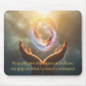Peace Quote Mousepad (Vorne)