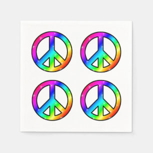 Peace Rainbow Paper Napkins Serviette