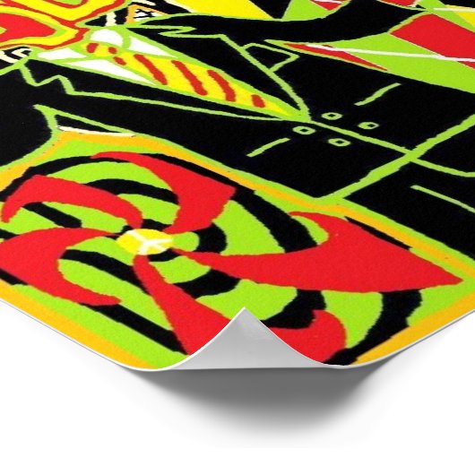 Peace/Rasta Poster (Ecke)