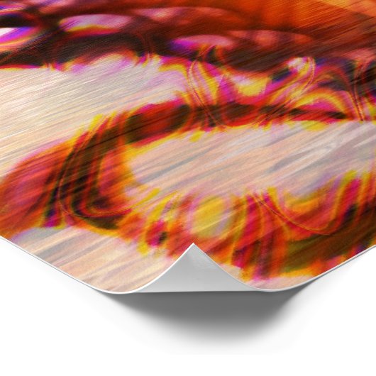 PEACE RAYS Poster (Ecke)