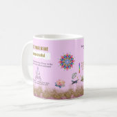 PEACE RELAXATION ANTI-STRESS SERENITY CALM KAFFEETASSE (Vorderseite Links)