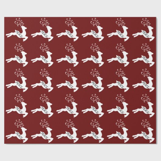 Peace Rentier Geschenkpapier (Flach)