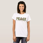 Peace Retro John 16:33 Floral T-Shirt (Vorne ganz)