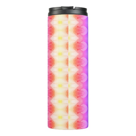 Peace Rose Ikat 4 Ipan Thermosbecher (Rückseite)