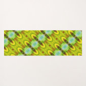 Peace Rose Ikat 7 x GL Yogamatte (Rückseite (Horizontal))