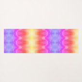 Peace Rose Ikat Ipanema Yogamatte (Rückseite (Horizontal))