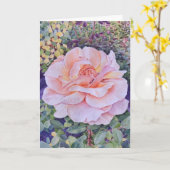 Peace Rose Karte (Gelbe Blume)