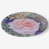 Peace Rose Pappteller (Schrägansicht)