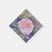 Peace Rose Serviette (Ecke)