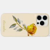 Peace Rose w'Bale Green & Gold Blätter Wedding Case-Mate iPhone Hülle (Rückseite (Horizontal))