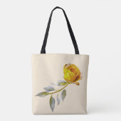 Peace Rose w'Bale Green & Gold Blätter Wedding Tasche (Rückseite)