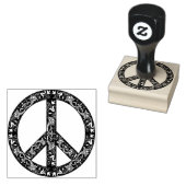 Peace Rubber Briefmarke Gummistempel (Stempel)
