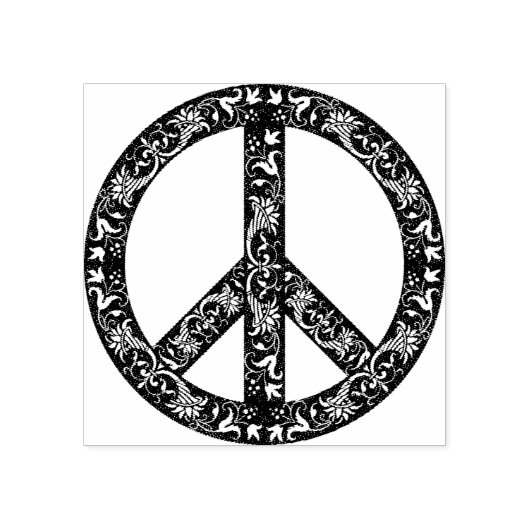 Peace Rubber Briefmarke Gummistempel (Prägung)
