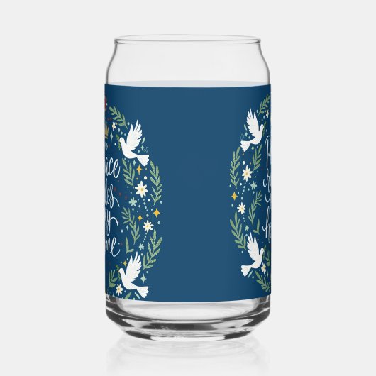 Peace Rules My Home Dosenglas (Rechts)