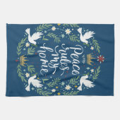 Peace Rules My Home Geschirrtuch (Horizontal)