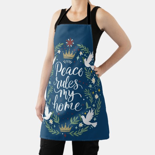Peace Rules My Home Schürze (InSitu)