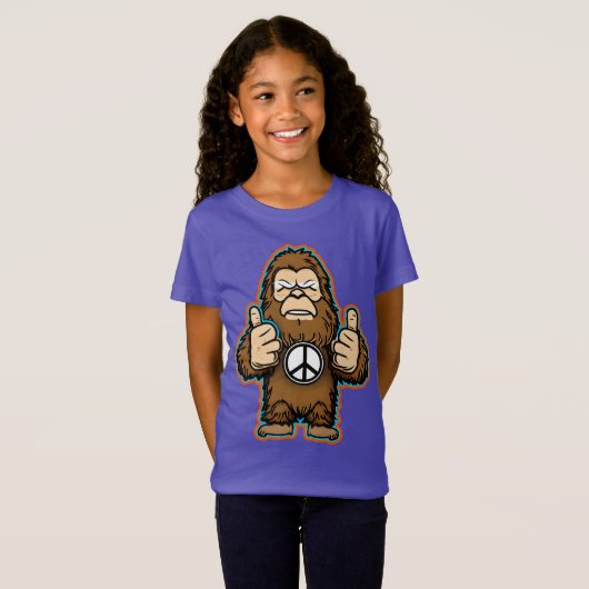 Peace Sasquatch T - Shirt (Vorne ganz)