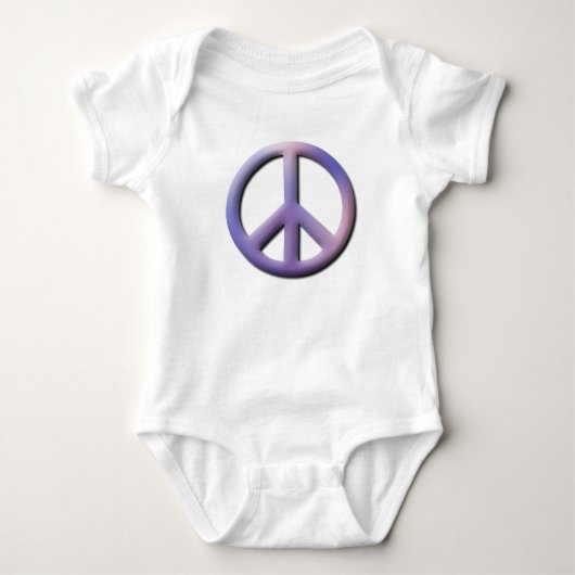 Peace Säugling Strampler (Vorderseite)