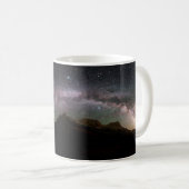 Peace & Serenity Mountain Night Sky Kaffeetasse (VorderseiteRechts)