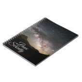 Peace & Serenity Mountain Night Sky Notizblock (Linke Seite)