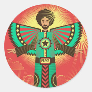 Peace Shine sticker