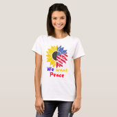 Peace Shirt, Boho Shirts für Frauen (Vorne ganz)