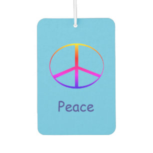 Peace Sign Air Freshener Autolufterfrischer