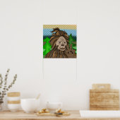 Peace Sign Bigfoot Sasquatch Poster (Küche)