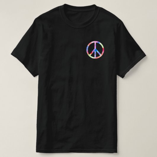 Peace Sign Colorful T-Shirt (Design vorne)