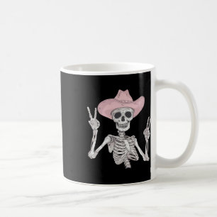 Peace Sign Cowboy Hat Western Mexicanisches Hallow Kaffeetasse