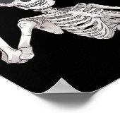 Peace Sign Cowboy Hat Western Mexicanisches Hallow Poster (Ecke)