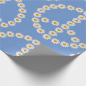 peace sign daisies daisy boho geschenkpapier (Ecke)