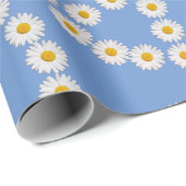 peace sign daisies daisy boho geschenkpapier (Rolleneckpunkt)