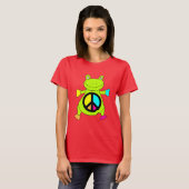 Peace Sign Frog T-Shirt (Vorne ganz)