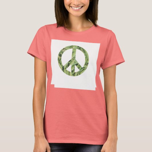 Peace Sign Green Beans Tshirt (Vorderseite)