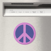Peace Sign Groovy Magnet (In Situ (Geschirrspüler))