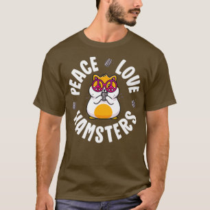 Peace Sign Hamster Shirt Kinder Junge Mädchen Frie