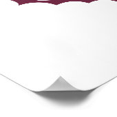 Peace Sign Henna That Hand Poster (Ecke)