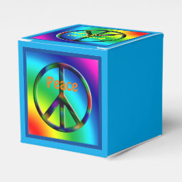 Peace Sign Hippie Gastgeschenk Box Geschenkschachtel