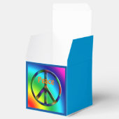 Peace Sign Hippie Gastgeschenk Box Geschenkschachtel (Geöffnet)