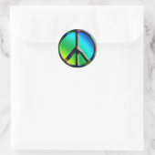 Peace Sign Hippie Sticker (Tasche)