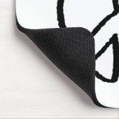 Peace Sign Hollow Mousepad (Ecke)