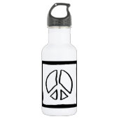Peace Sign Hollow Trinkflasche (Vorderseite)