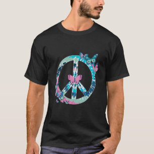 Peace Sign Hübsch Hippie New Age Peace Retro 70er  T-Shirt