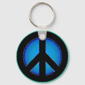 PEACE SIGN KEY CHAIN SCHLÜSSELANHÄNGER (Vorderseite)