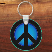 PEACE SIGN KEY CHAIN SCHLÜSSELANHÄNGER (Vorderseite)