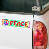 Peace Sign Krawatte Dye Autoaufkleber (Auf Lkw)
