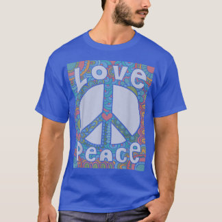 PEACE SIGN LIEBE 1960er Jahre Gefärbte Krawatte Gr T-Shirt